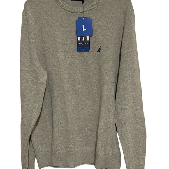 Men's Sweater, Brand-Nautica.Size-L,Color-Grey, NWT - Picture 2 of 5
